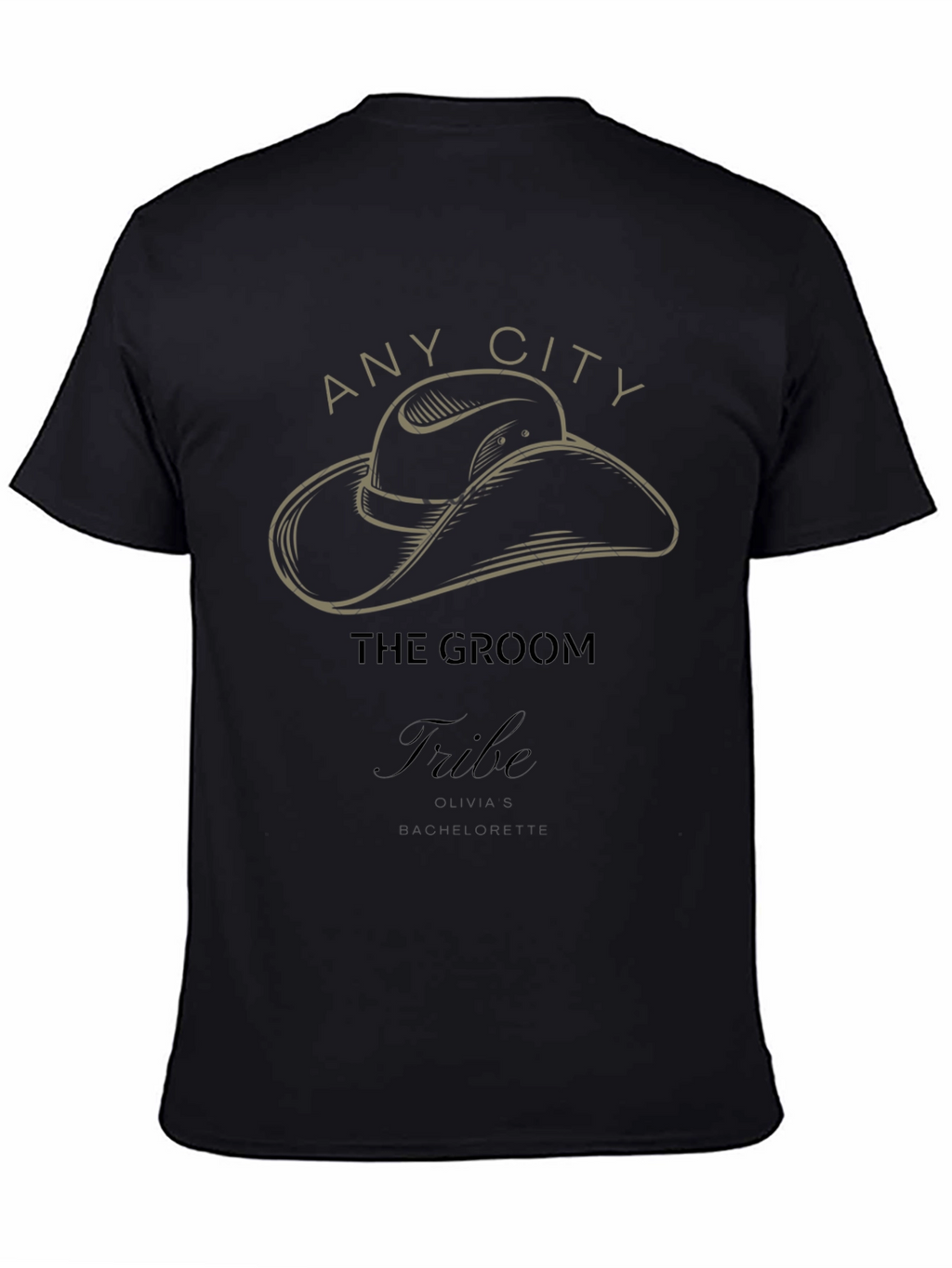 Groom Tribe Cowboy Hat T-Shirt