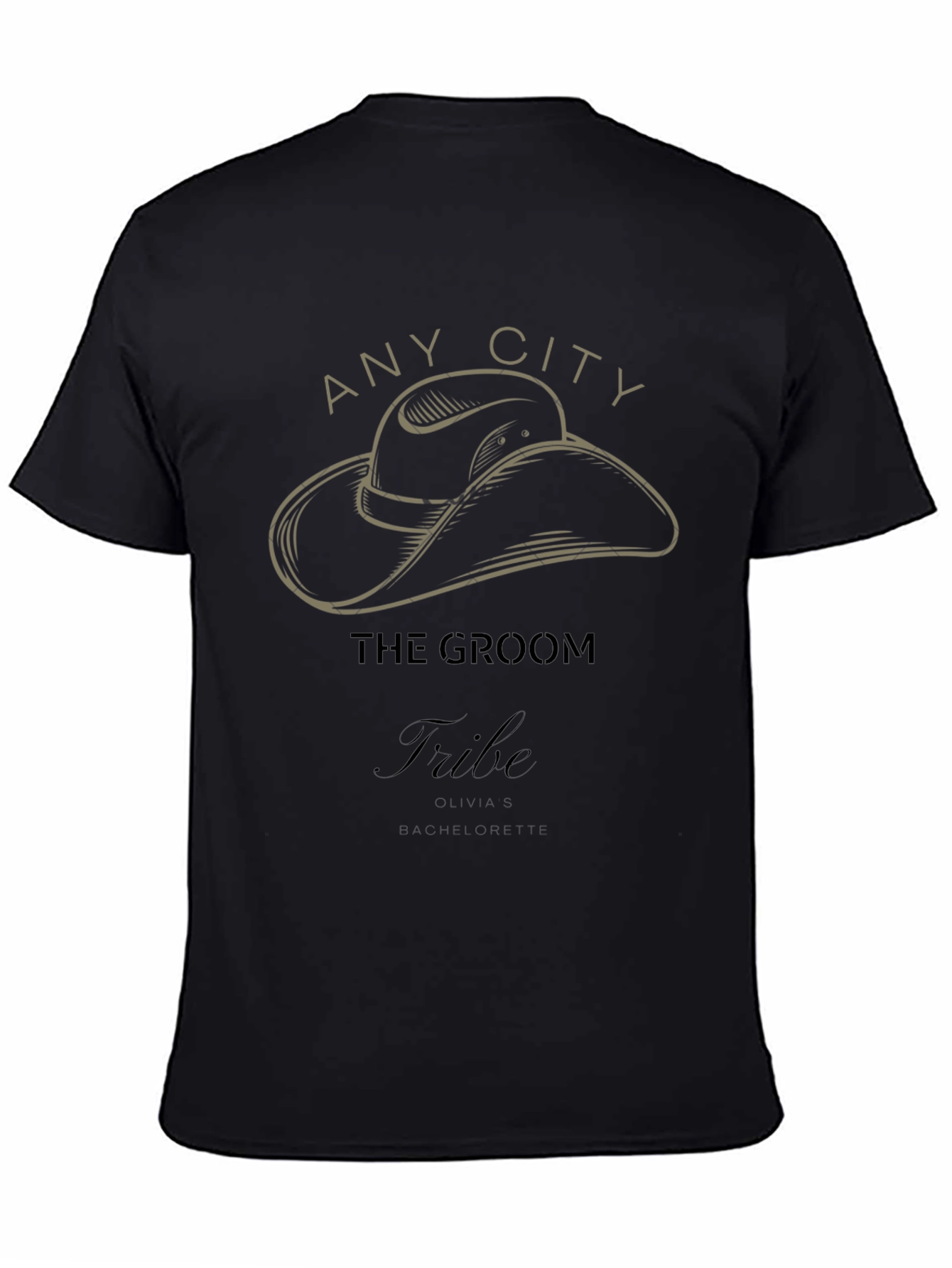Groom Tribe Cowboy Hat T-Shirt