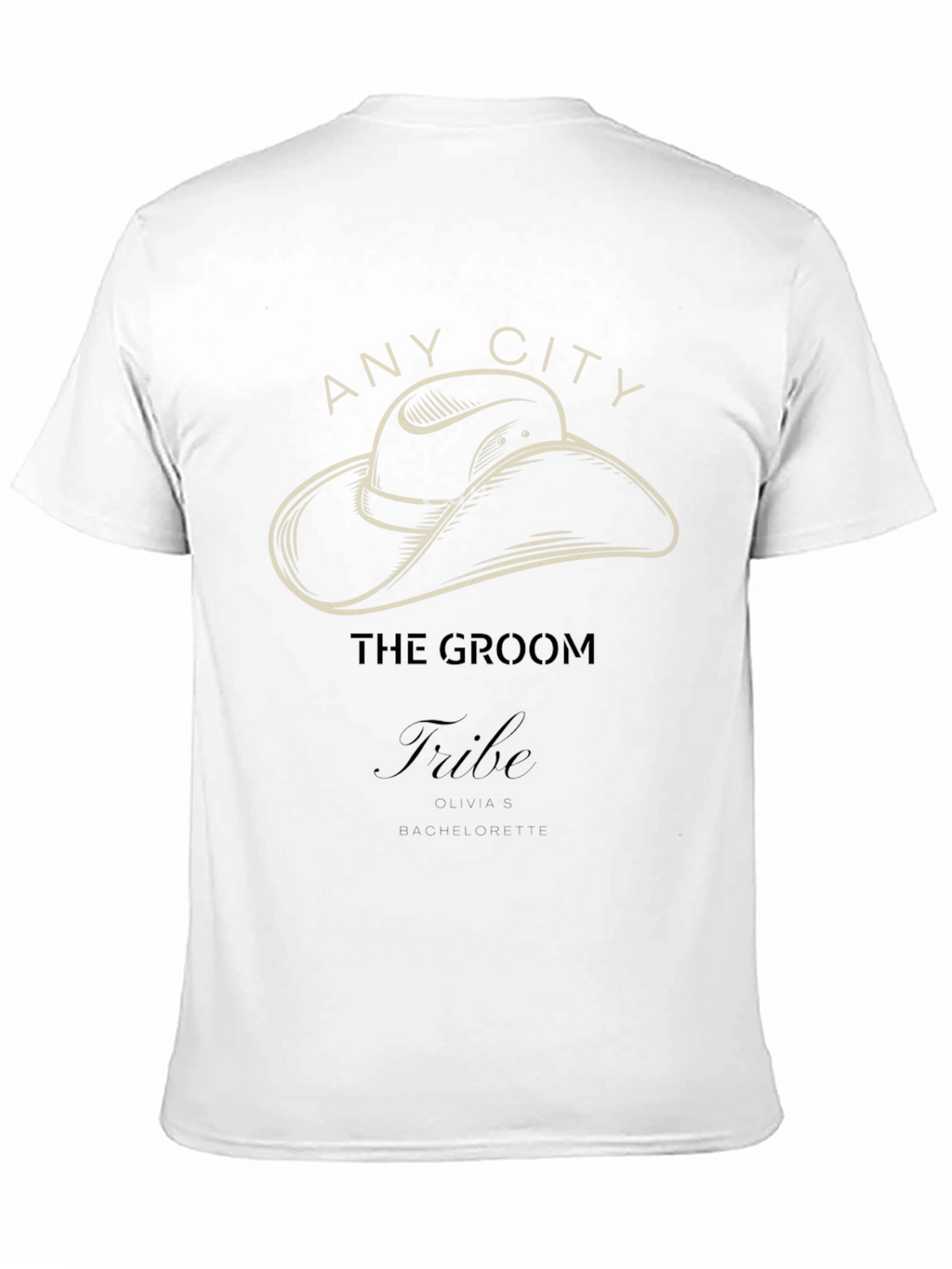 Groom Tribe Cowboy Hat T-Shirt