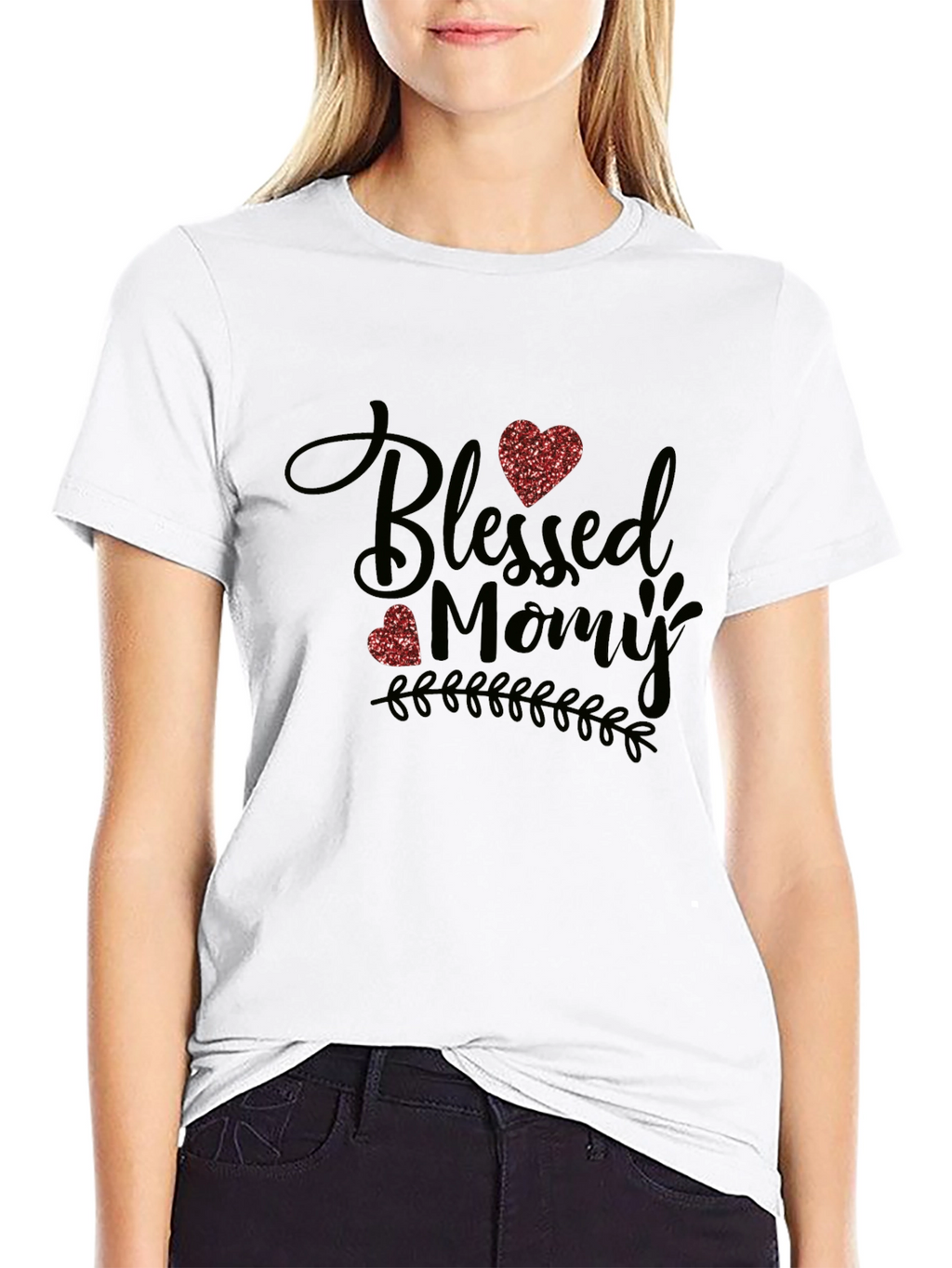 Blessed Mommy T-Shirt - Cute Mothers Day Tee