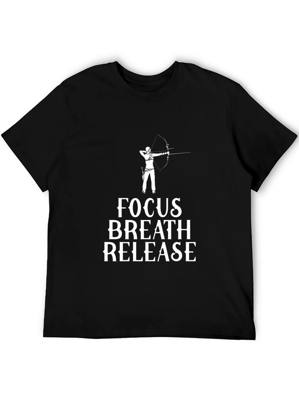 Archery Focus Breath Release Graphic T-Shirt
