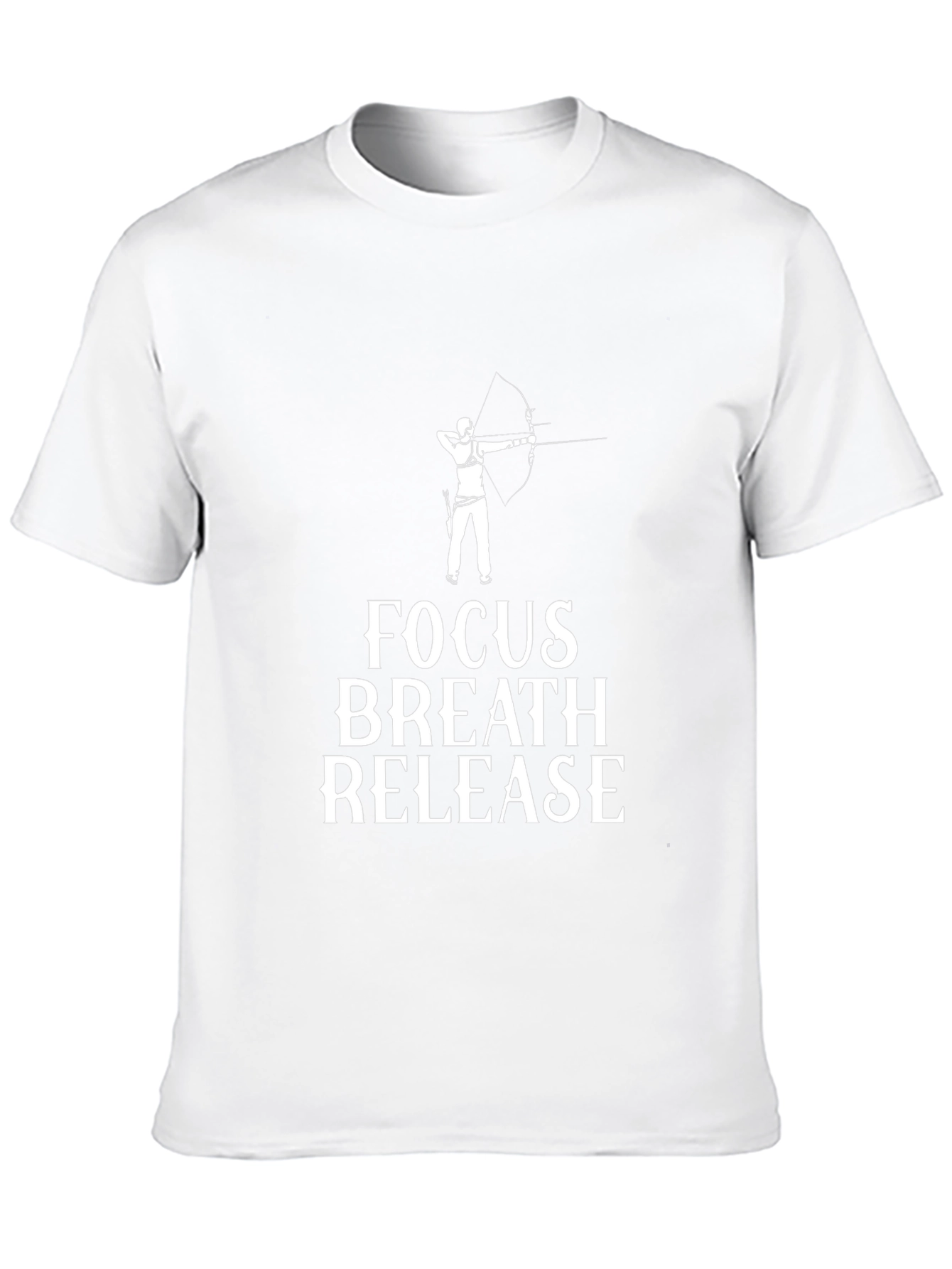 Archery Focus Breath Release Graphic T-Shirt