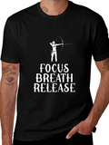 Archery Focus Breath Release Graphic T-Shirt