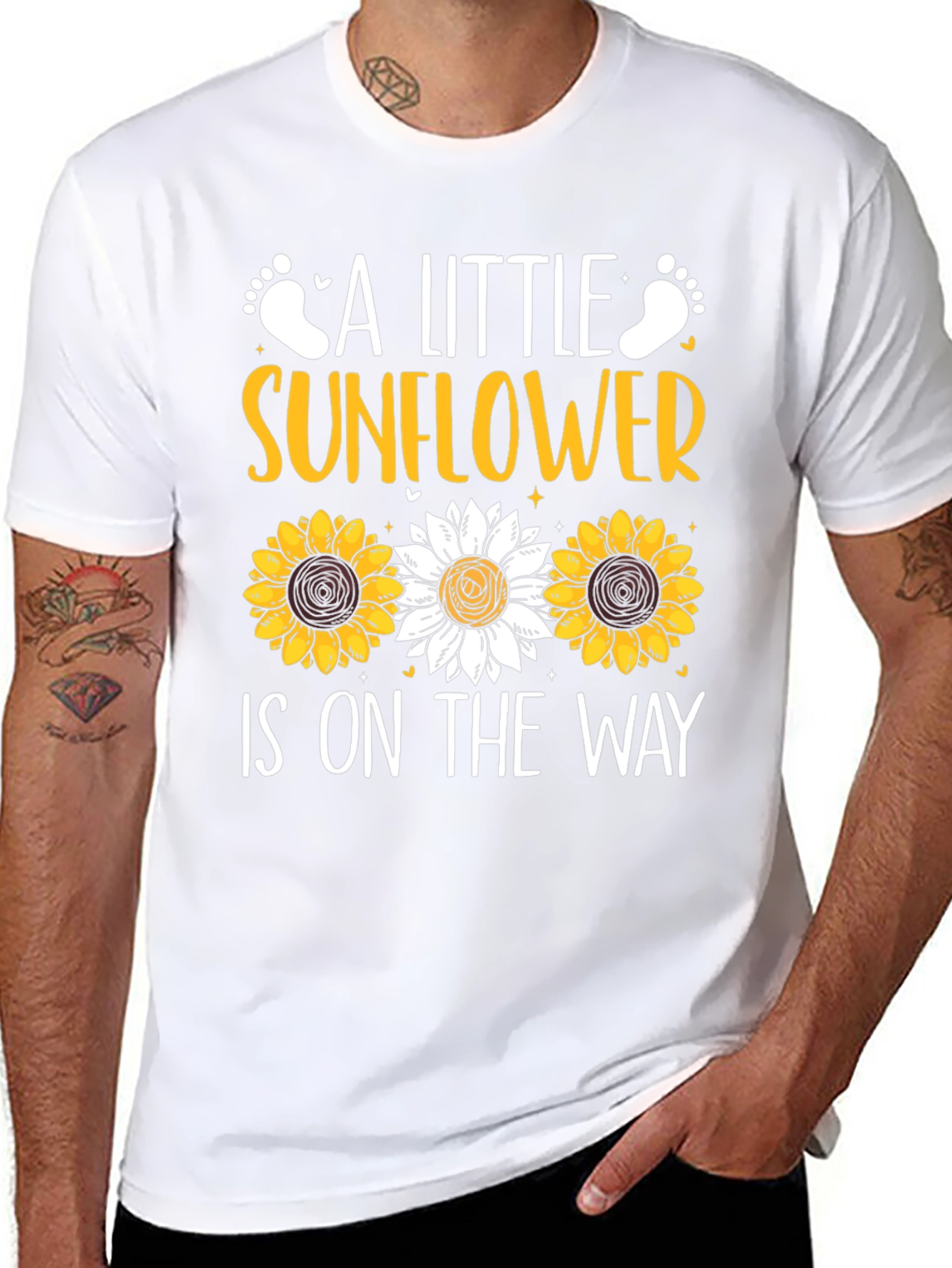 A Little Sunflower Baby on the Way T-Shirt