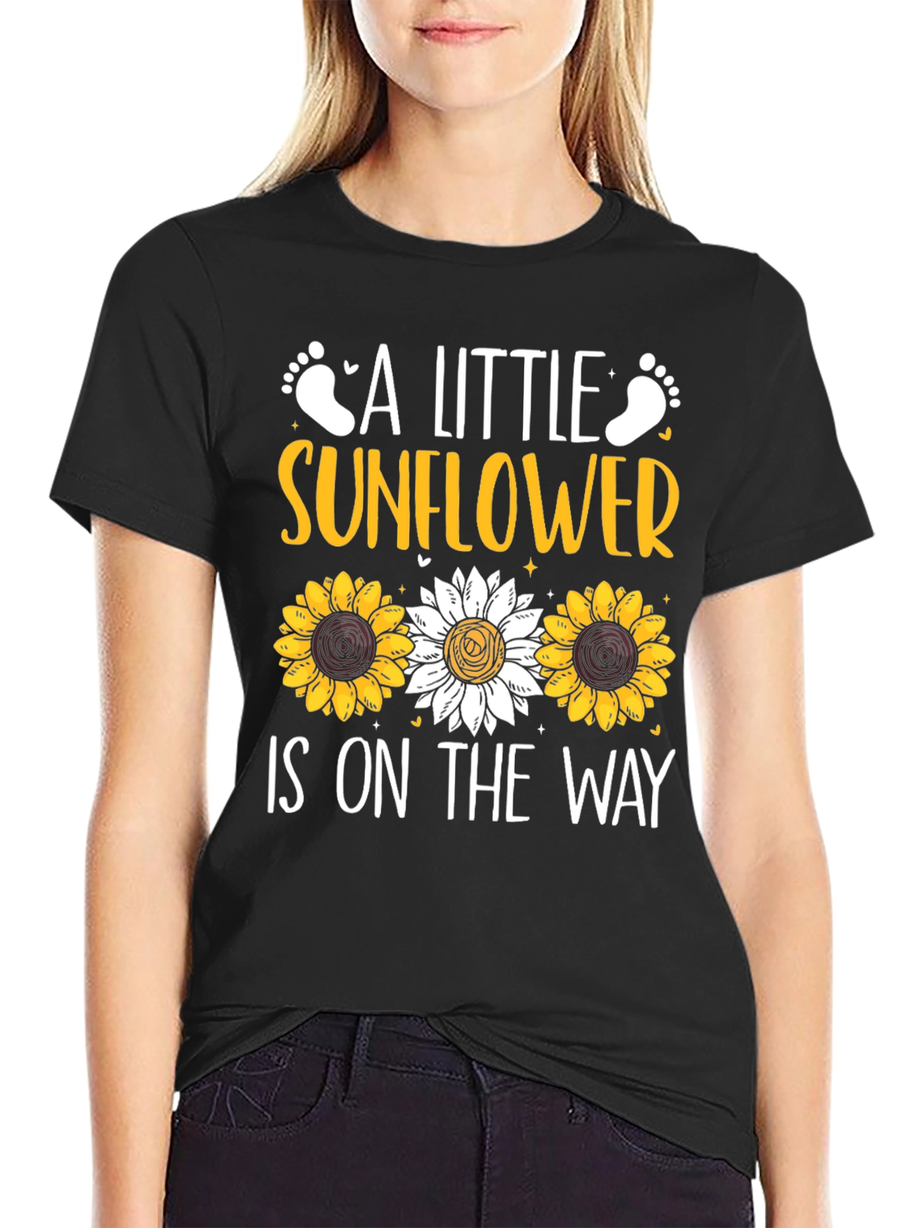 A Little Sunflower Baby on the Way T-Shirt