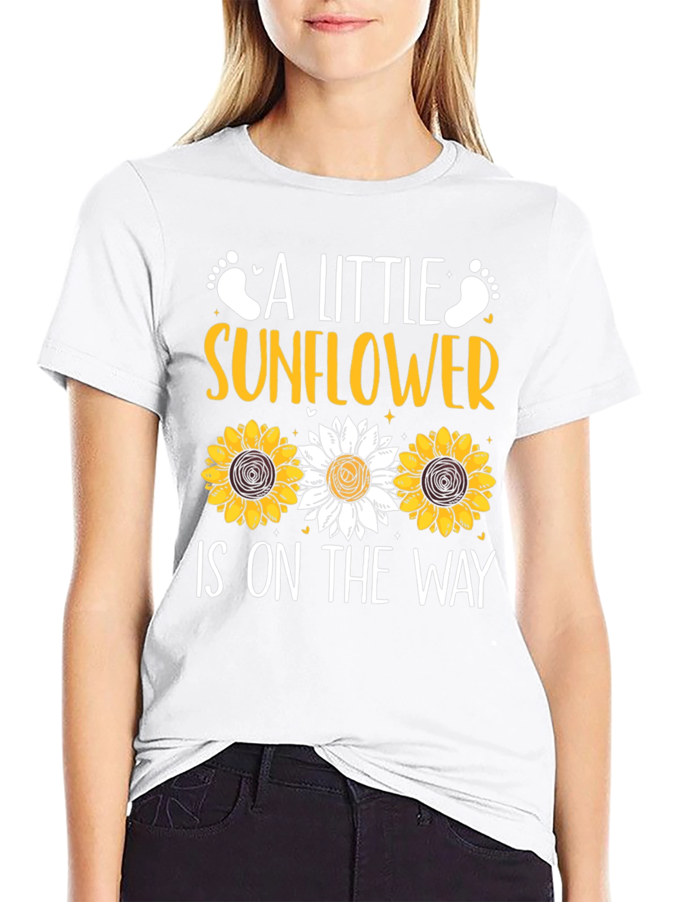 A Little Sunflower Baby on the Way T-Shirt