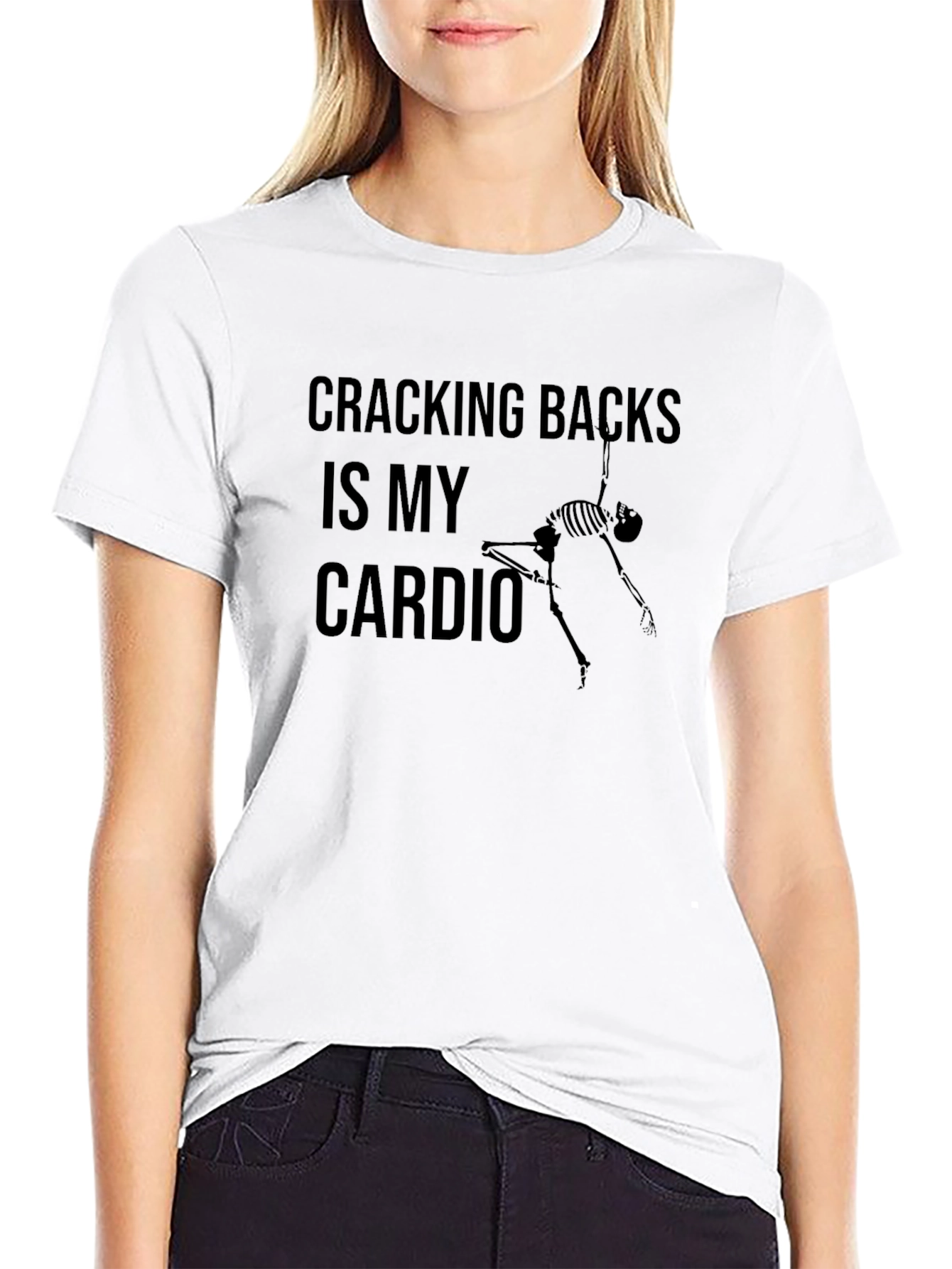 Cracking Backs Is My Cardio Graphic Tee