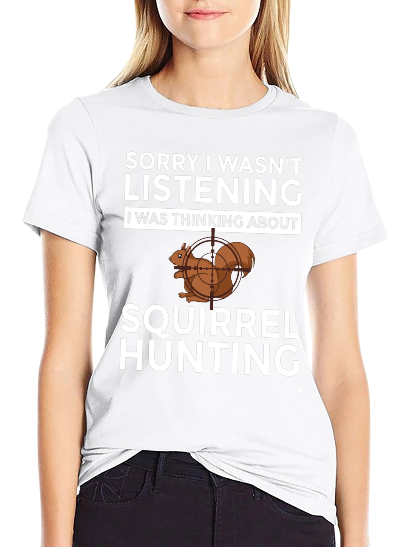 Squirrel Hunting T-Shirt Funny Hunter Tee