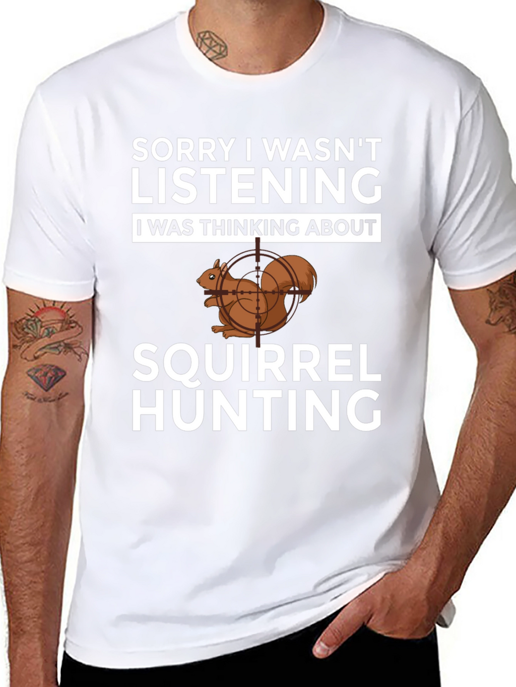 Squirrel Hunting T-Shirt Funny Hunter Tee