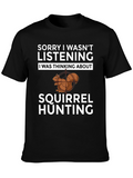 Squirrel Hunting T-Shirt Funny Hunter Tee