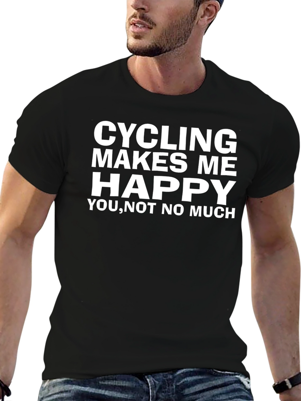 Cycling Makes Me Happy T-Shirt