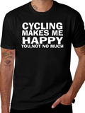 Cycling Makes Me Happy T-Shirt