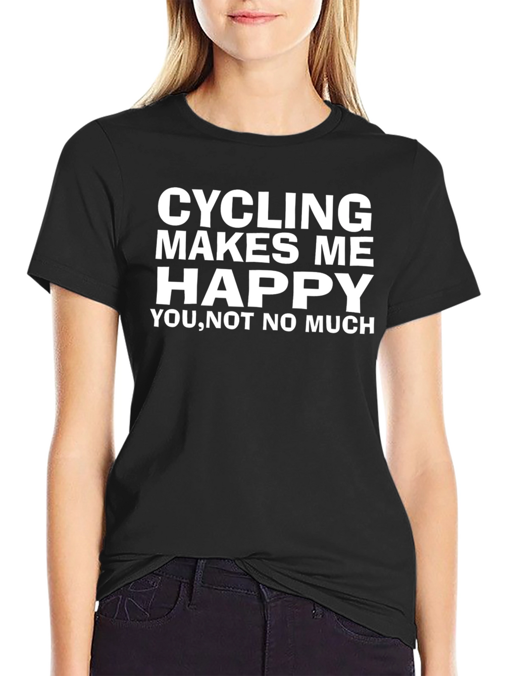 Cycling Makes Me Happy T-Shirt