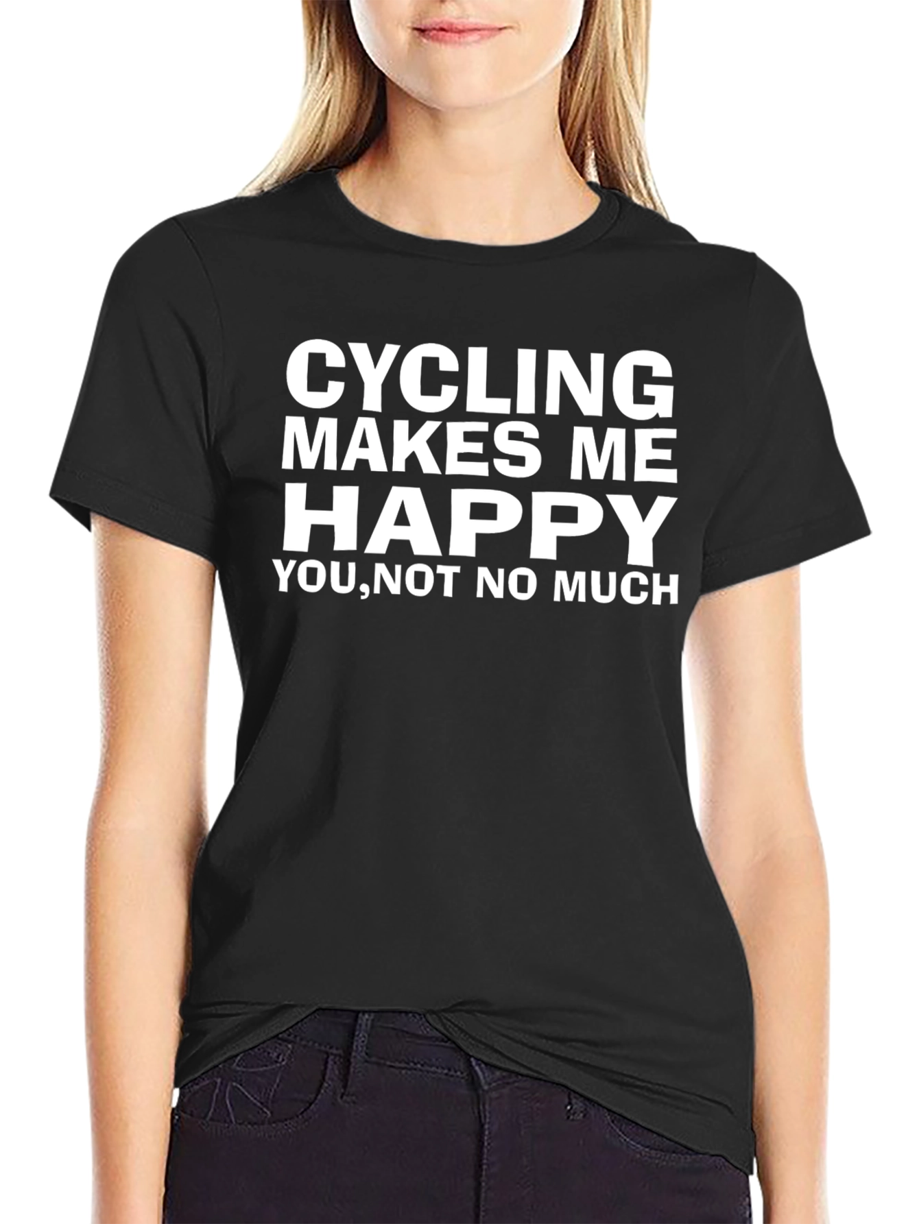 Cycling Makes Me Happy T-Shirt
