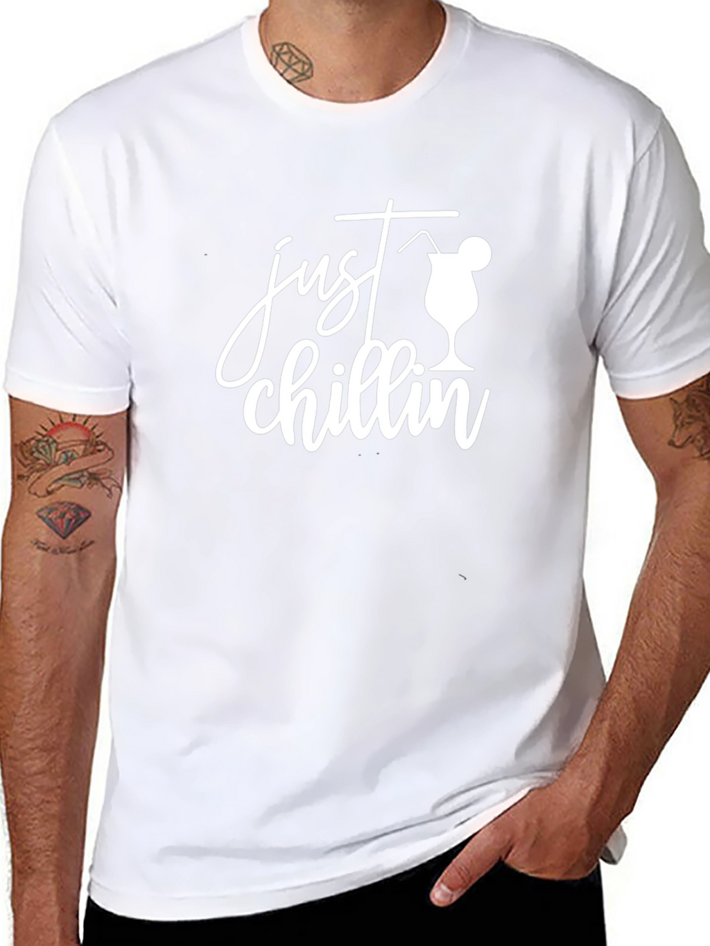 Just Chillin Graphic Tee - Relaxed Vibe