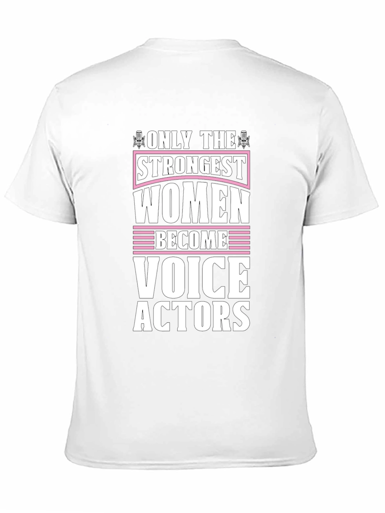 Strongest Women Voice Actors Black T-Shirt