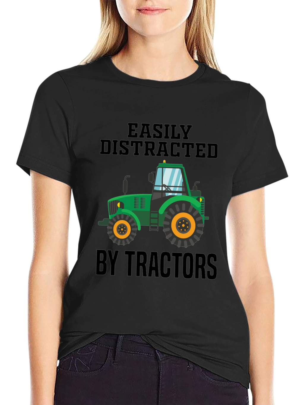 Easily Distracted by Tractors T-Shirt