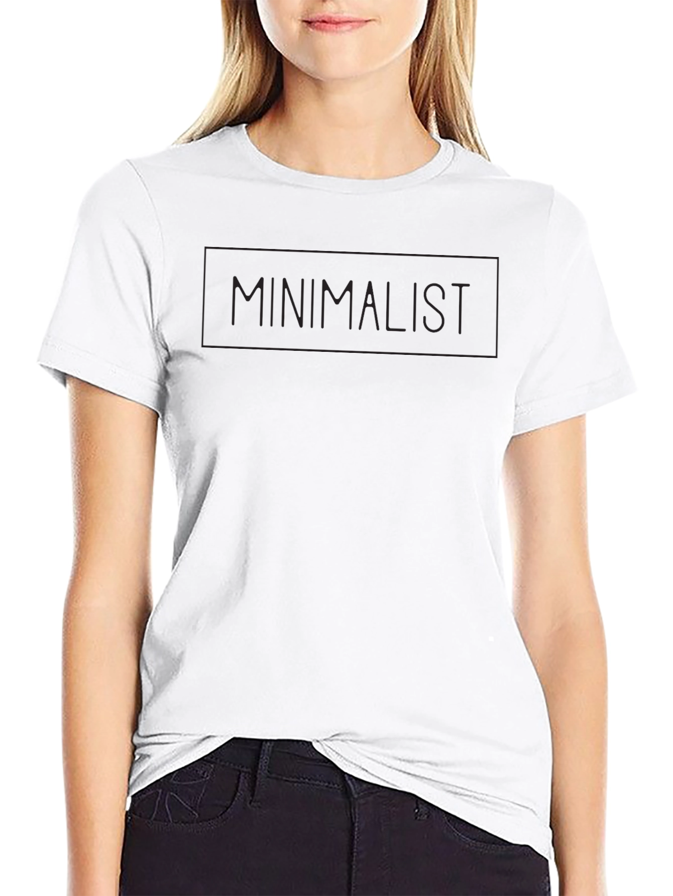 Minimalist Black Graphic Tee - Modern Style