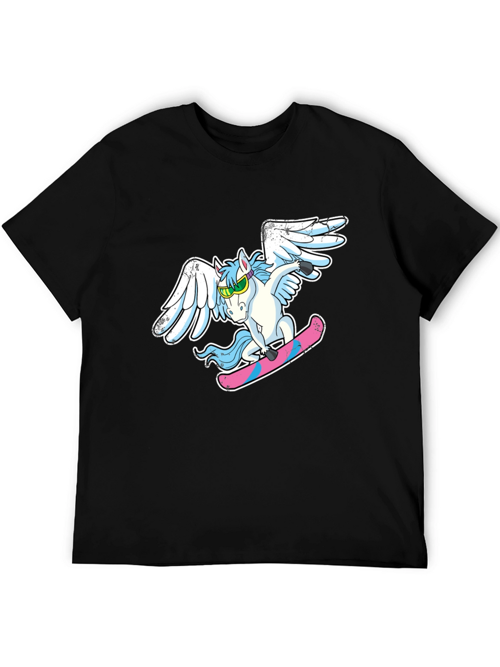 Unicorn Skateboarder Graphic Tee