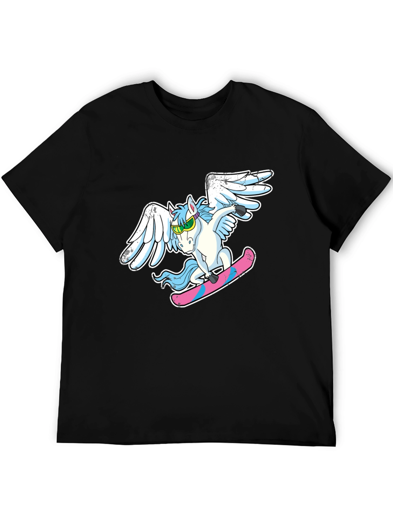 Unicorn Skateboarder Graphic Tee