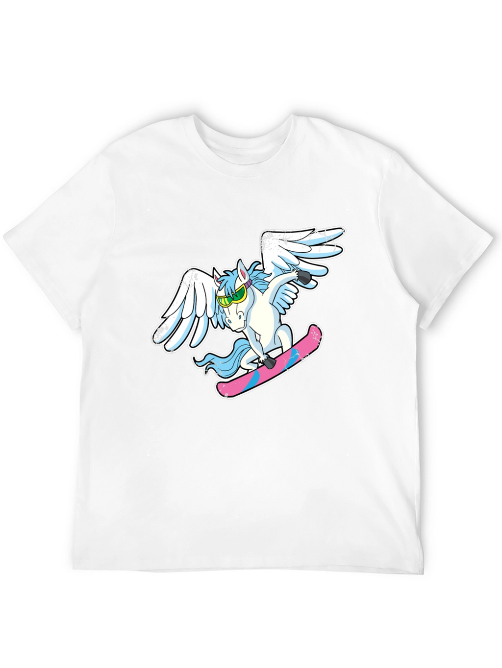 Unicorn Skateboarder Graphic Tee