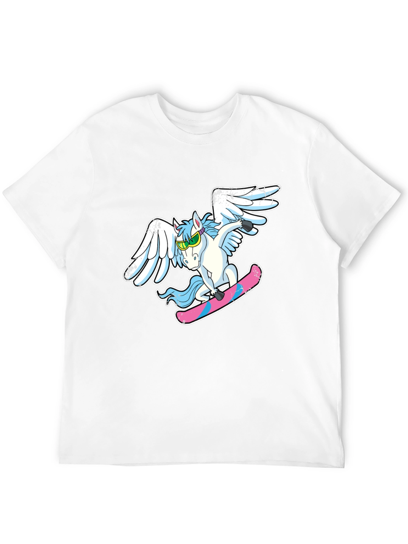 Unicorn Skateboarder Graphic Tee