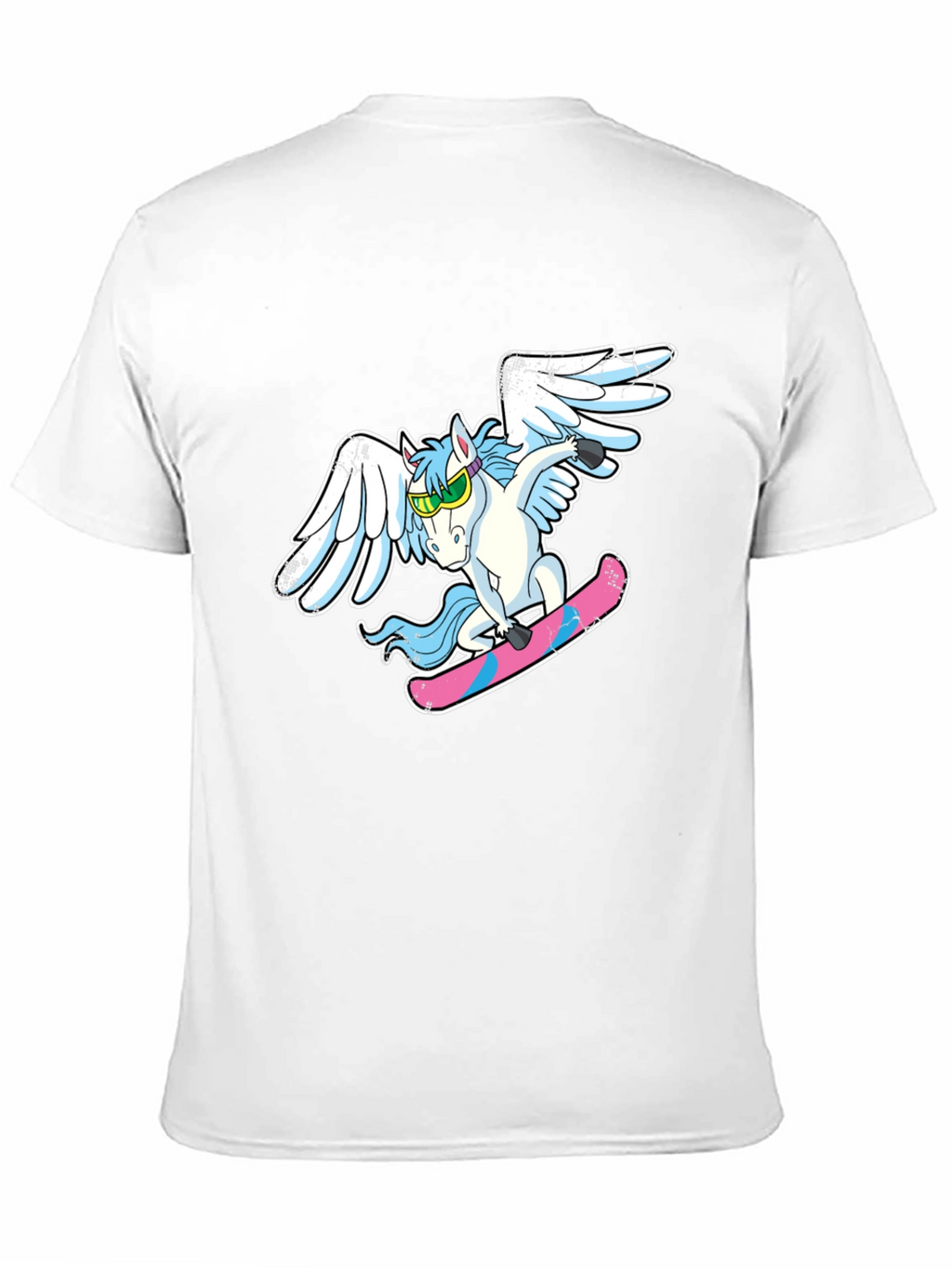 Unicorn Skateboarder Graphic Tee