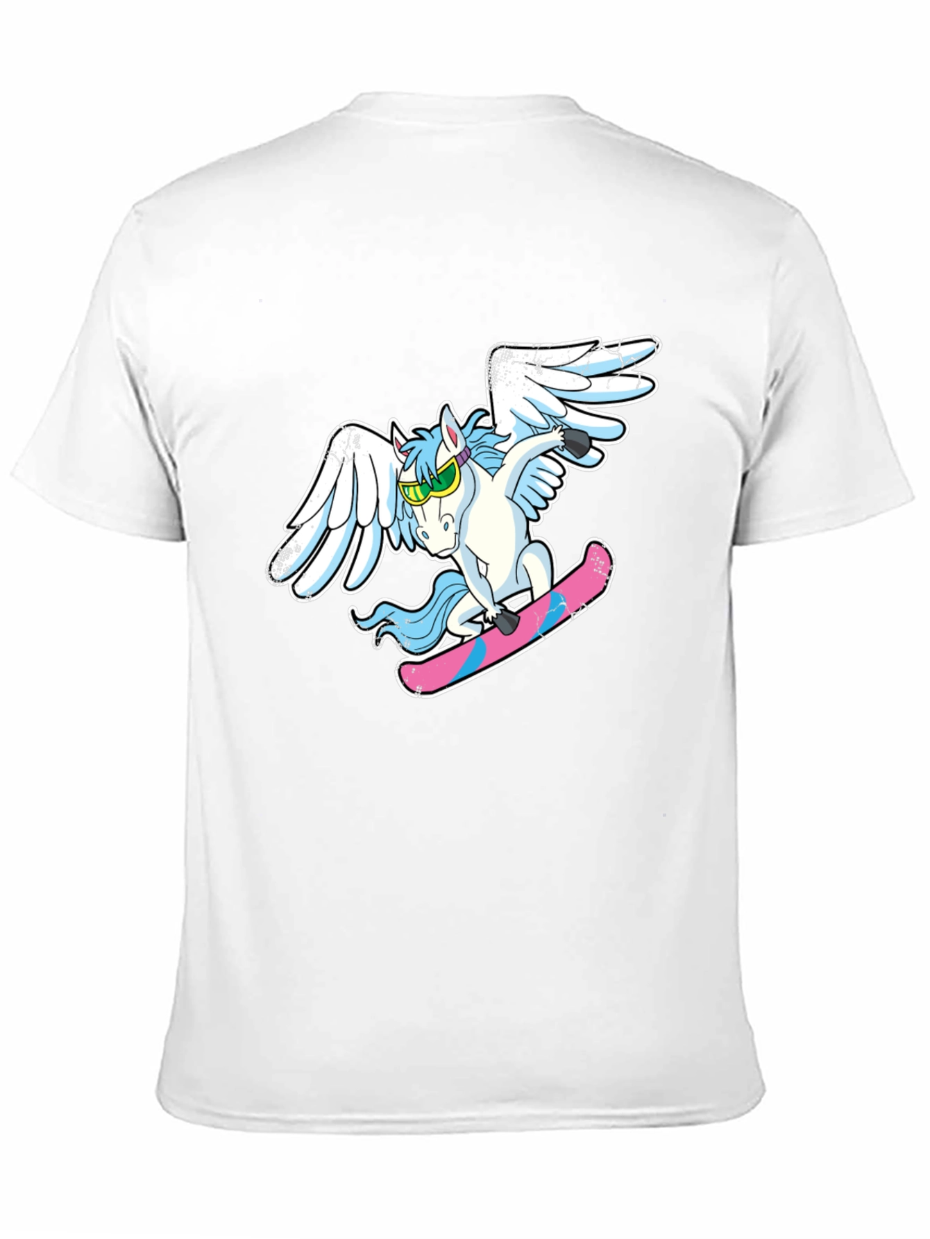 Unicorn Skateboarder Graphic Tee