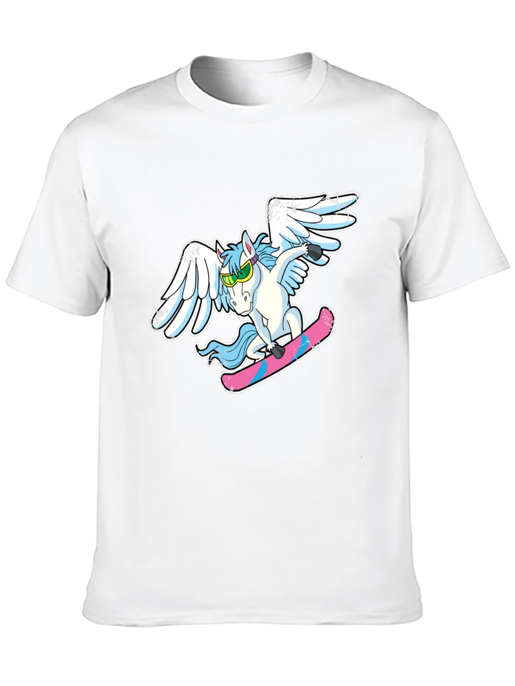 Unicorn Skateboarder Graphic Tee