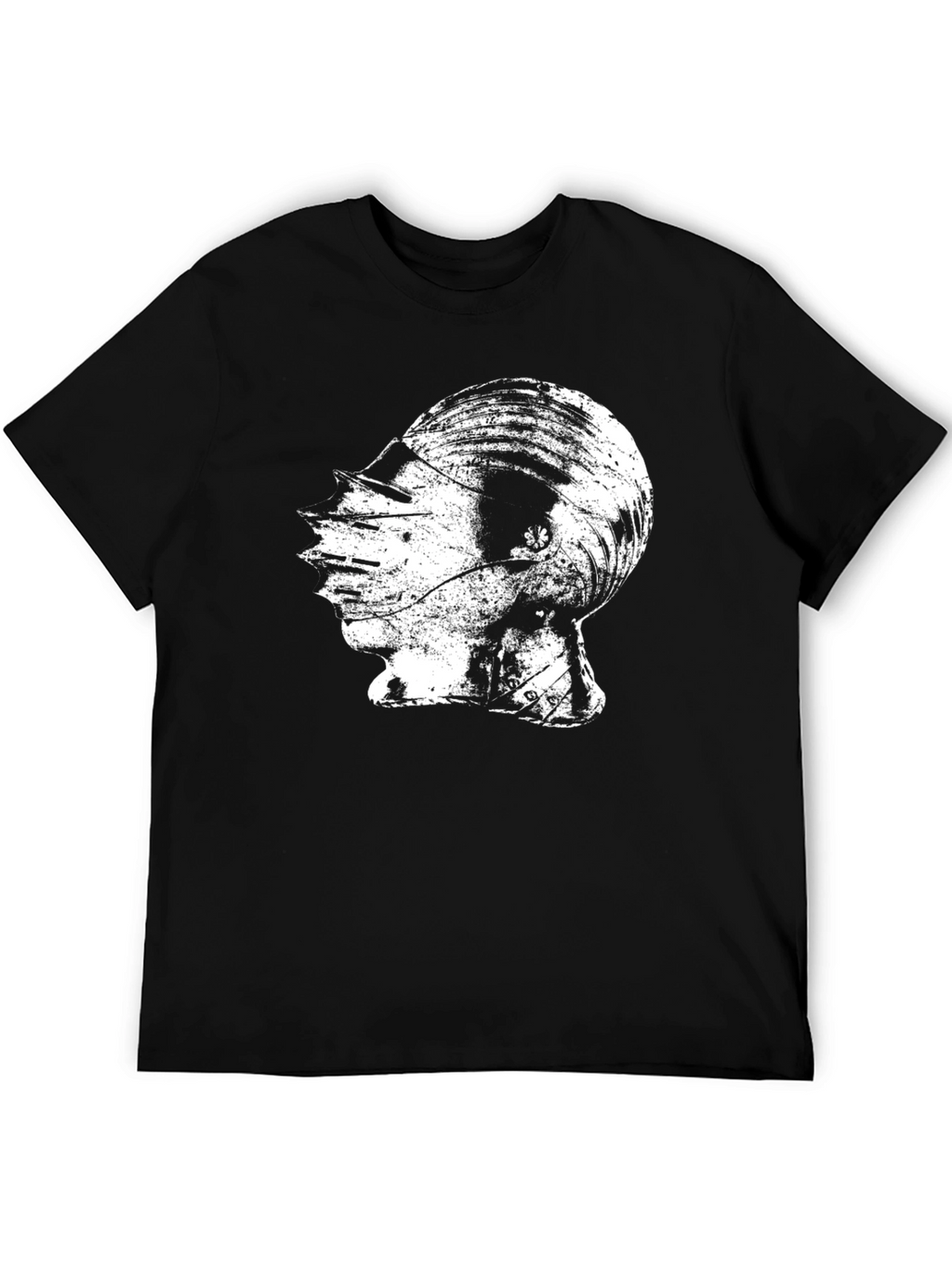 Abstract Graphic Tee - Artistic Black T-Shirt