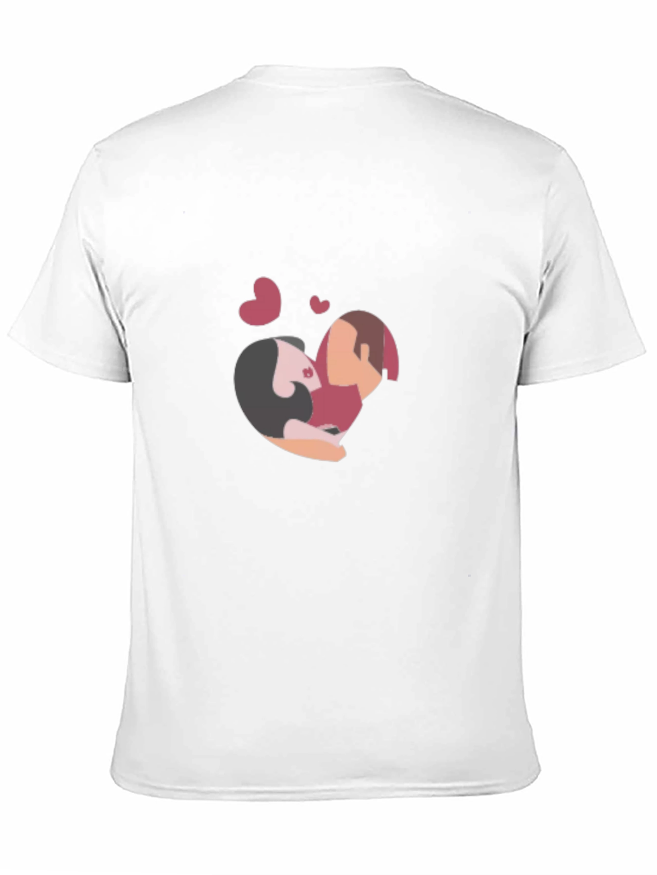 Romantic Embrace Heart T-Shirt - Soft Cotton Blend