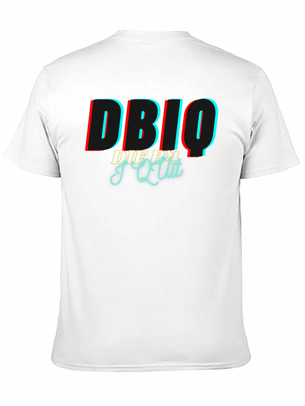 DBIQ I Quit Black Graphic T-Shirt