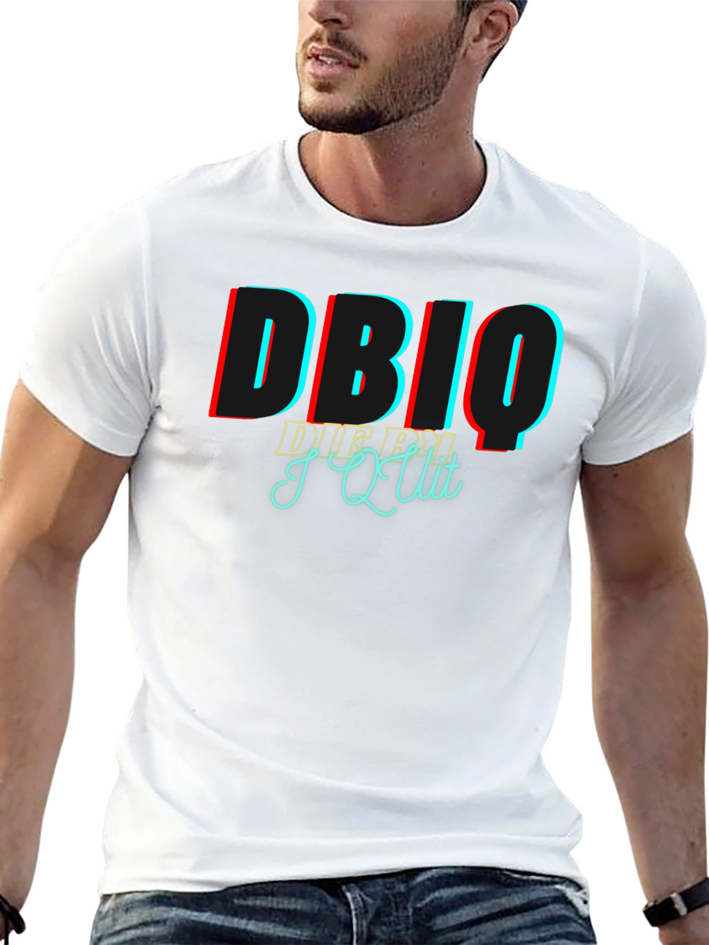 DBIQ I Quit Black Graphic T-Shirt