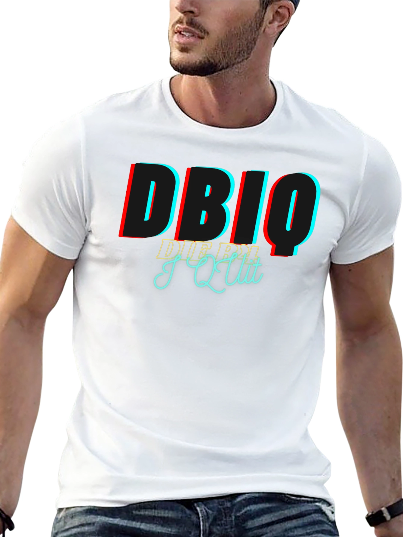 DBIQ I Quit Black Graphic T-Shirt