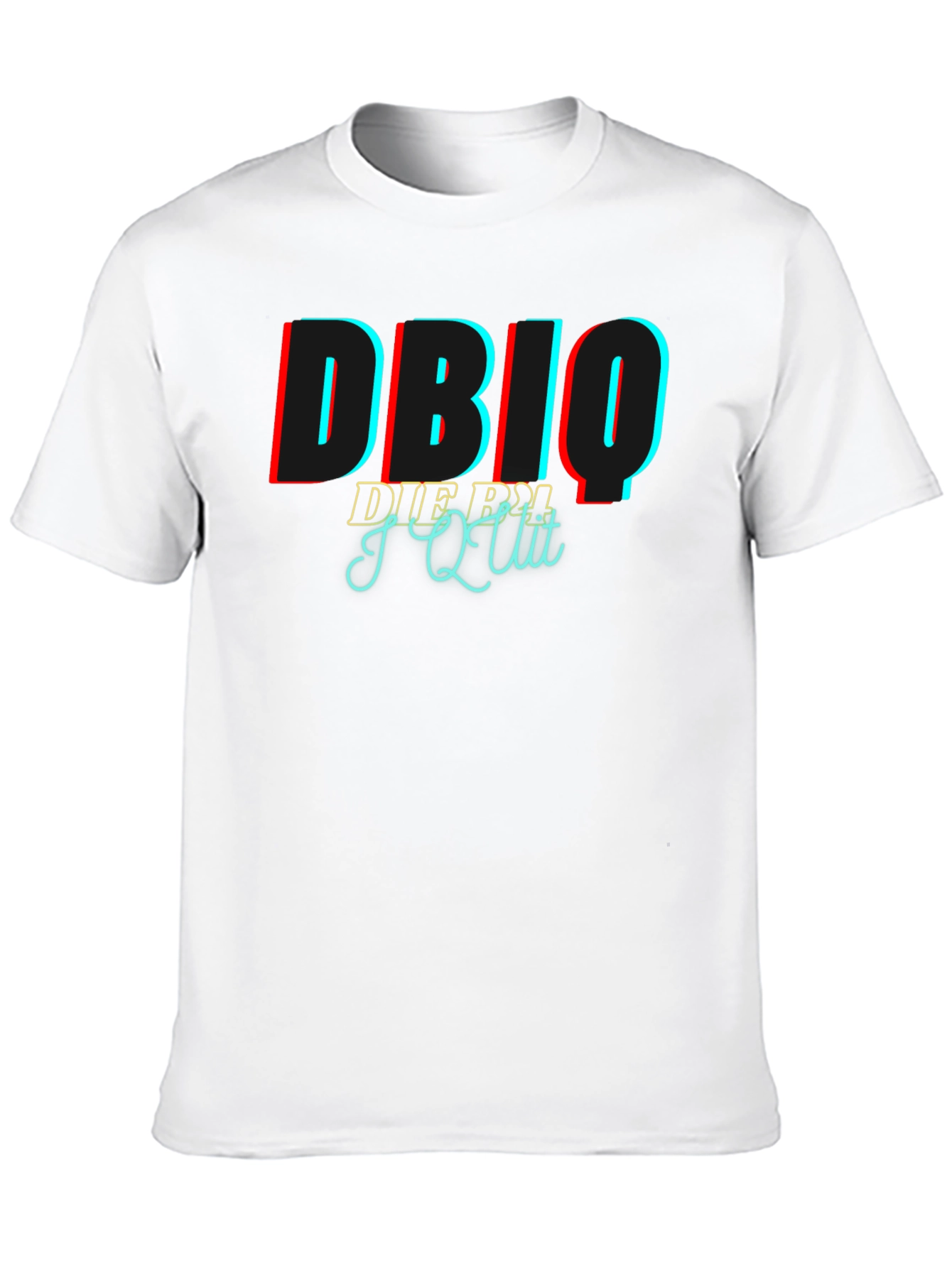 DBIQ I Quit Black Graphic T-Shirt
