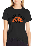 Basketball Bro T-Shirt - Black Graphic Tee