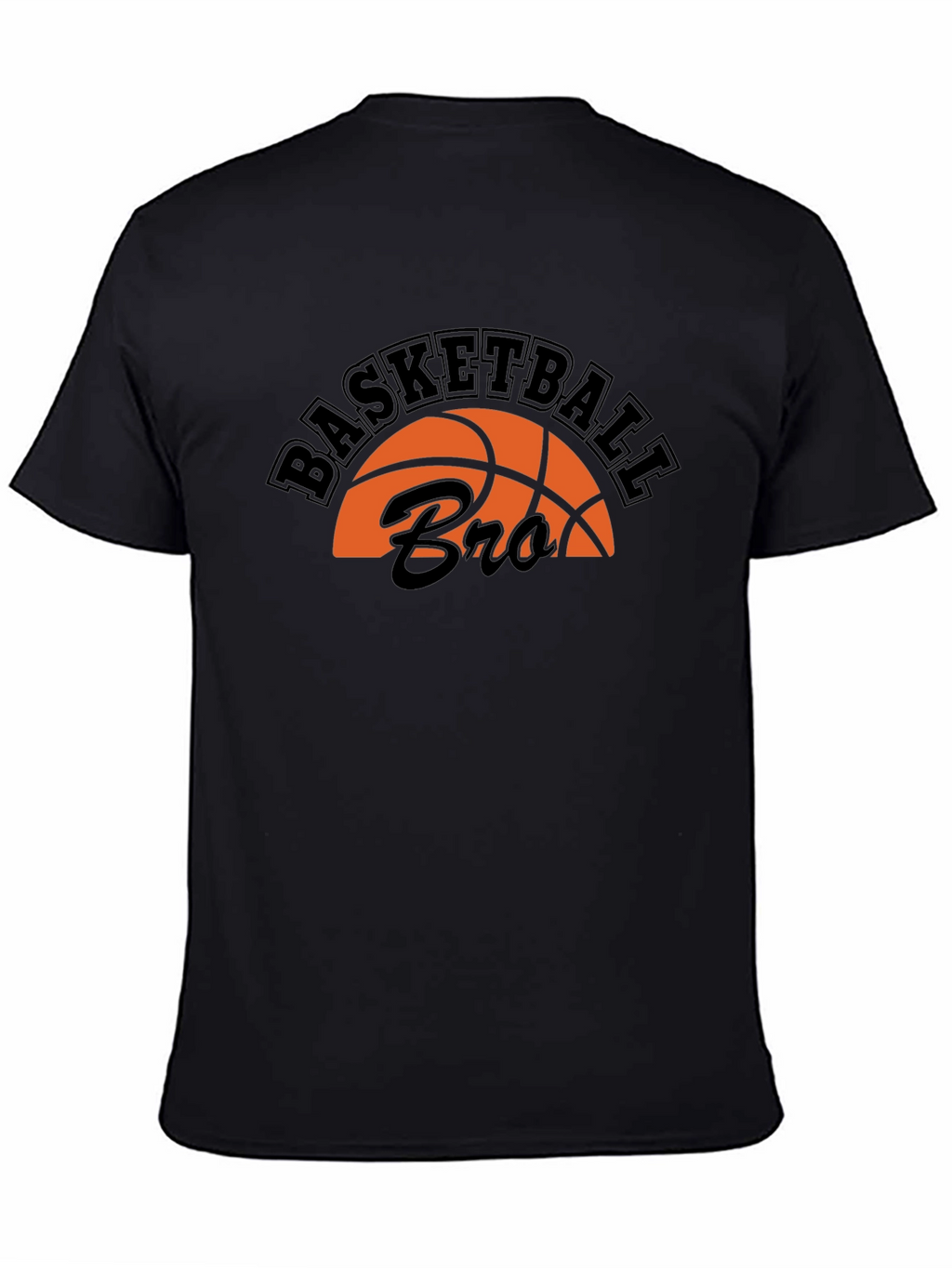 Basketball Bro T-Shirt - Black Graphic Tee