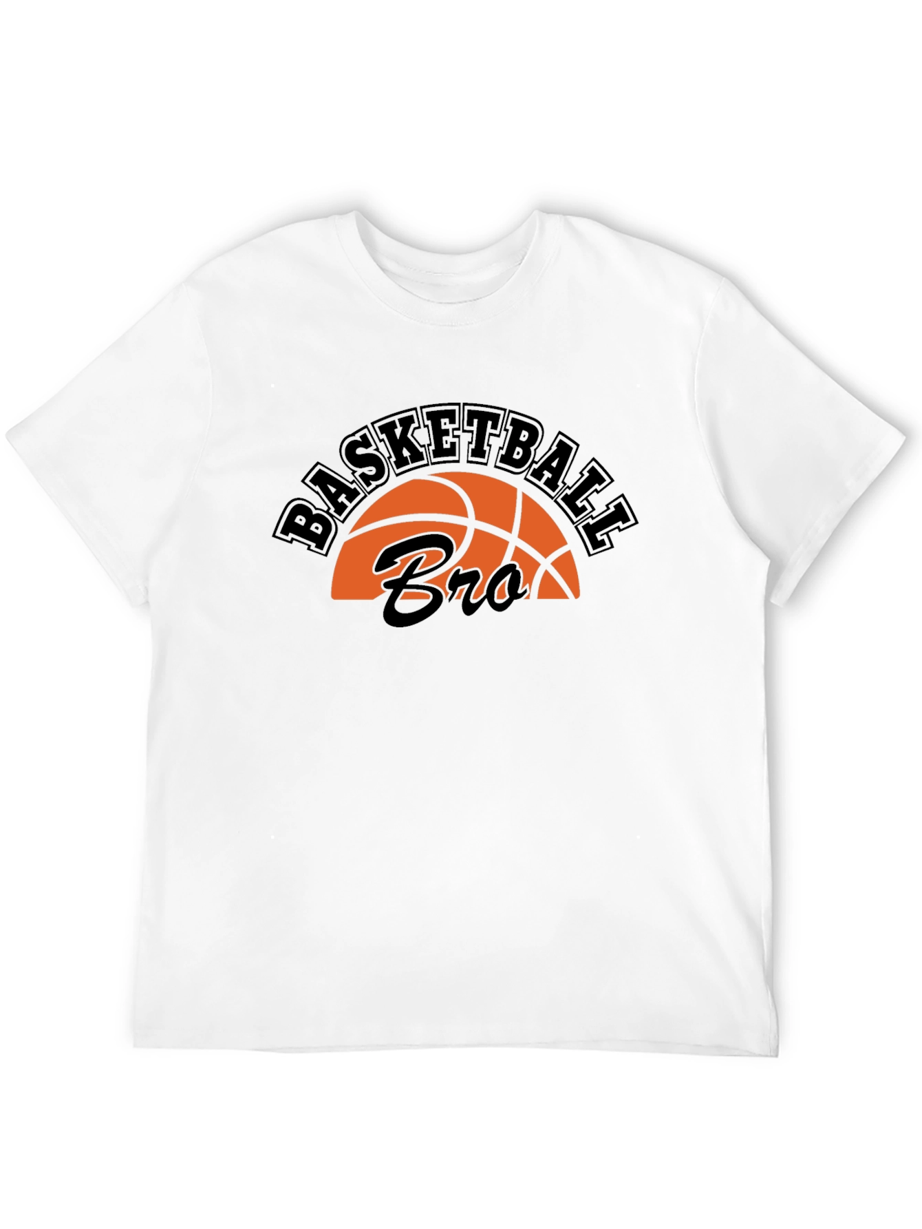 Basketball Bro T-Shirt - Black Graphic Tee
