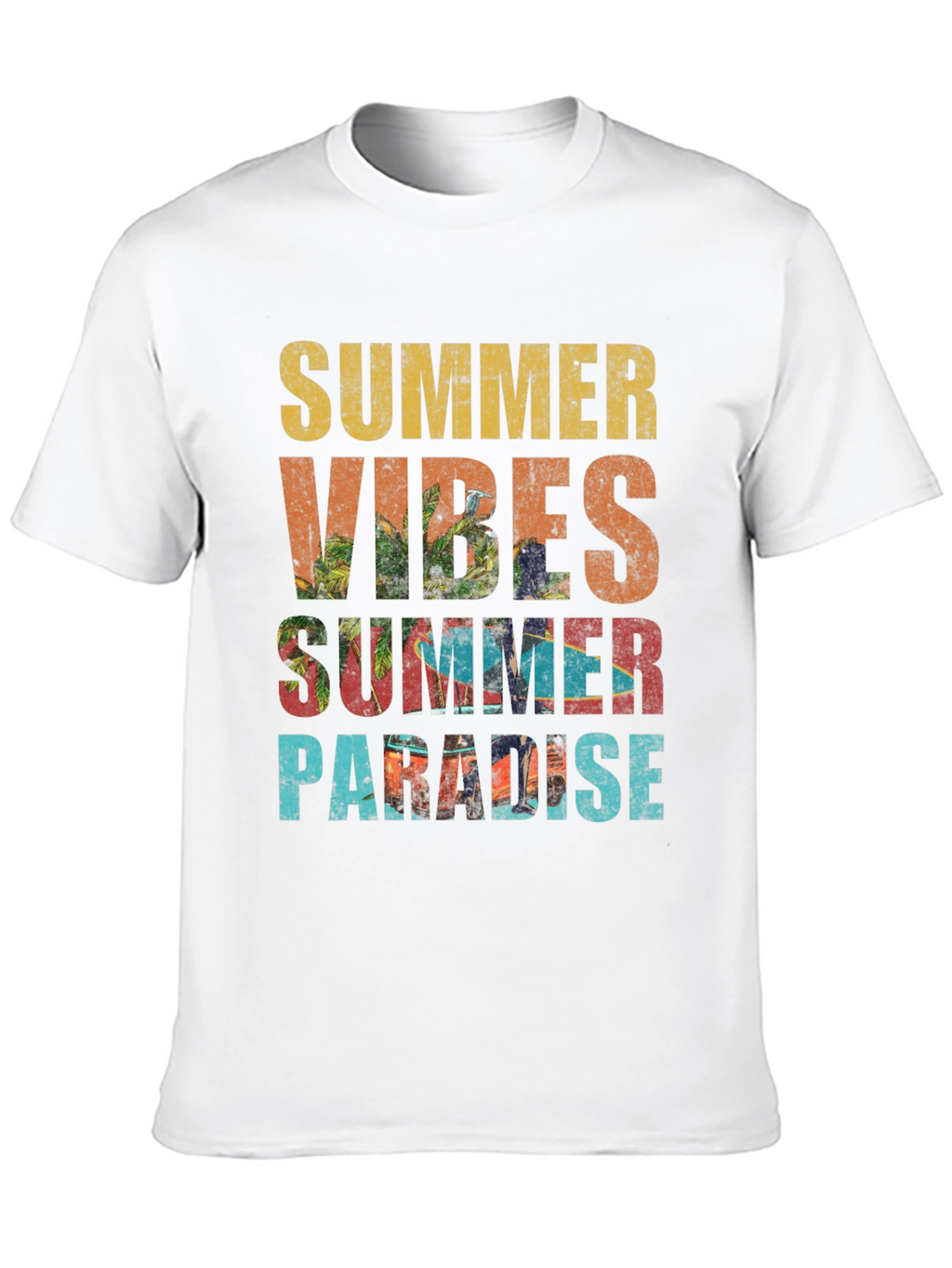 Summer Vibes Paradise Graphic Tee