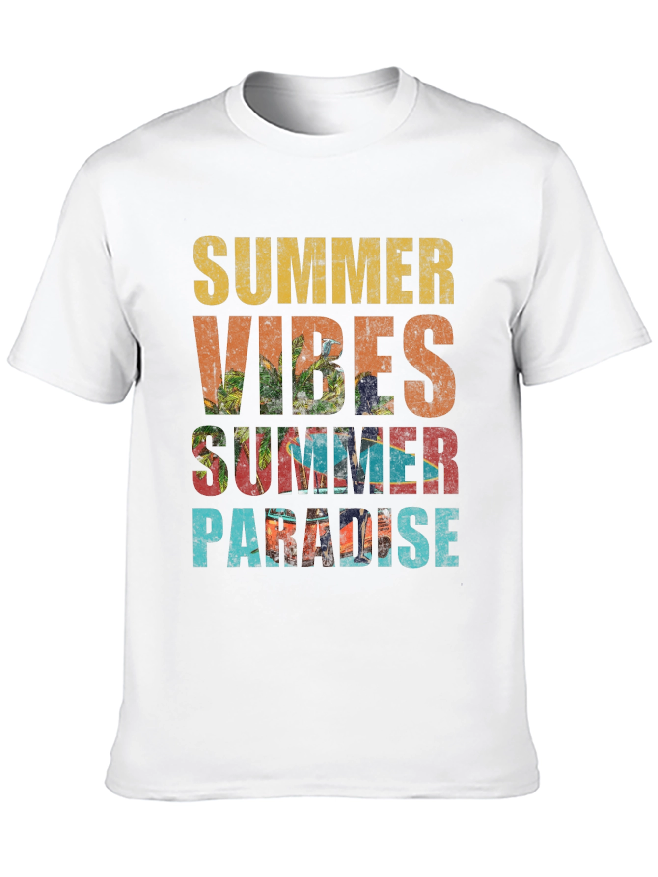 Summer Vibes Paradise Graphic Tee