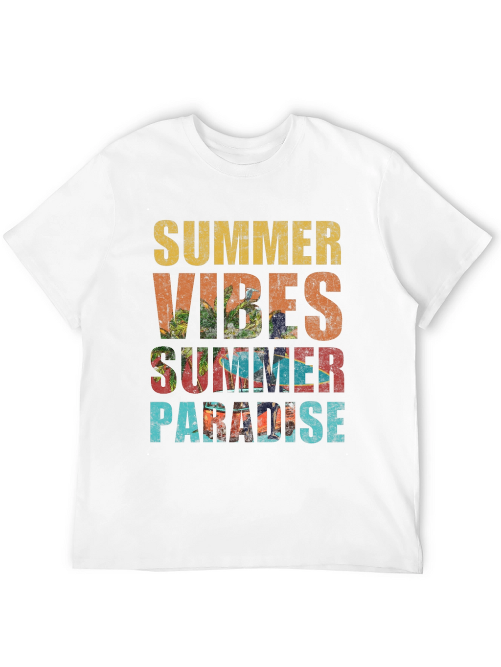 Summer Vibes Paradise Graphic Tee