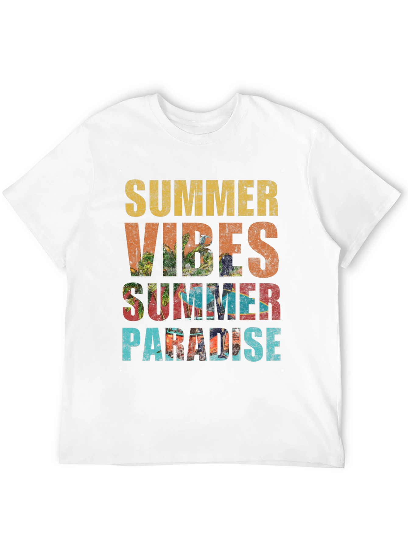 Summer Vibes Paradise Graphic Tee