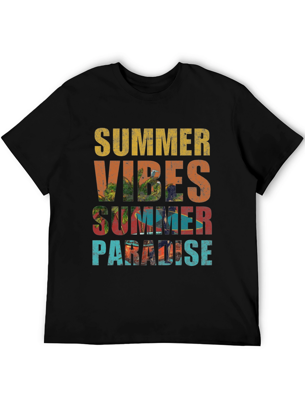 Summer Vibes Paradise Graphic Tee