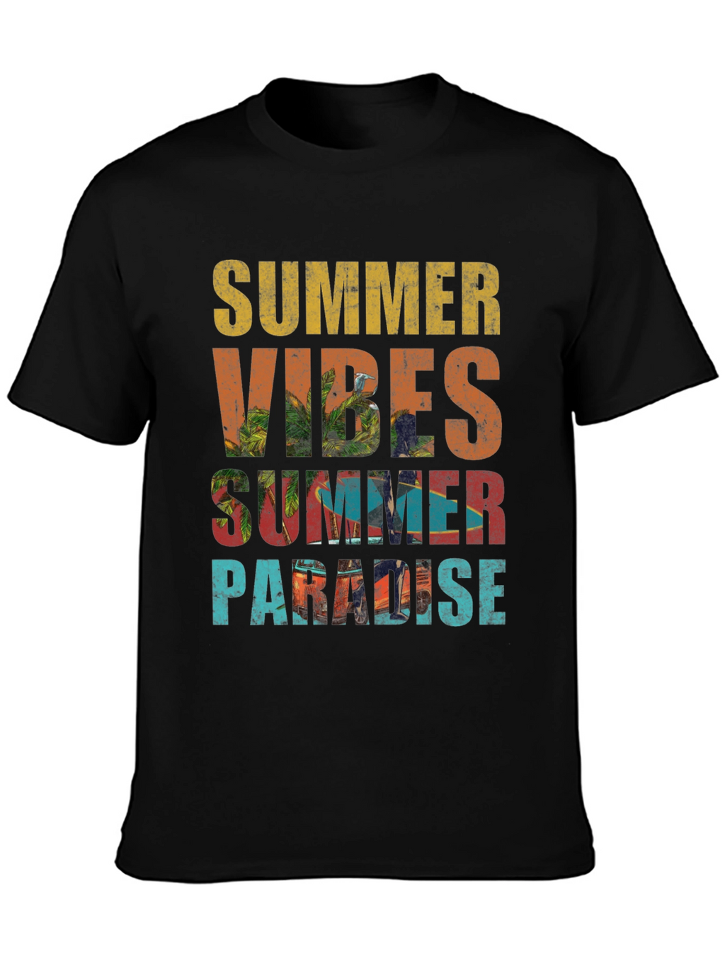 Summer Vibes Paradise Graphic Tee