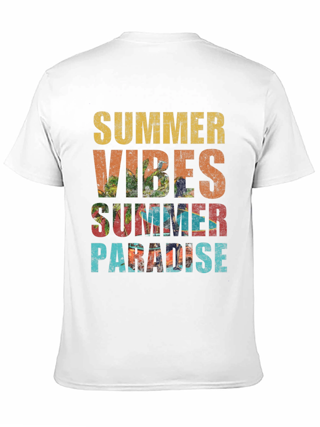 Summer Vibes Paradise Graphic Tee