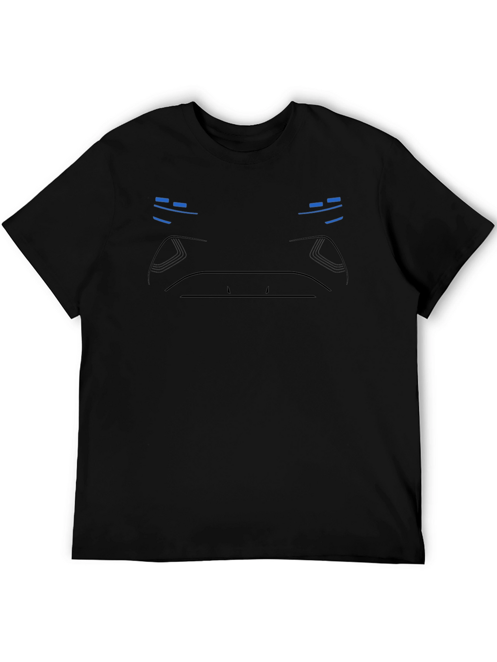 Minimalist Cyberpunk T-Shirt - Black