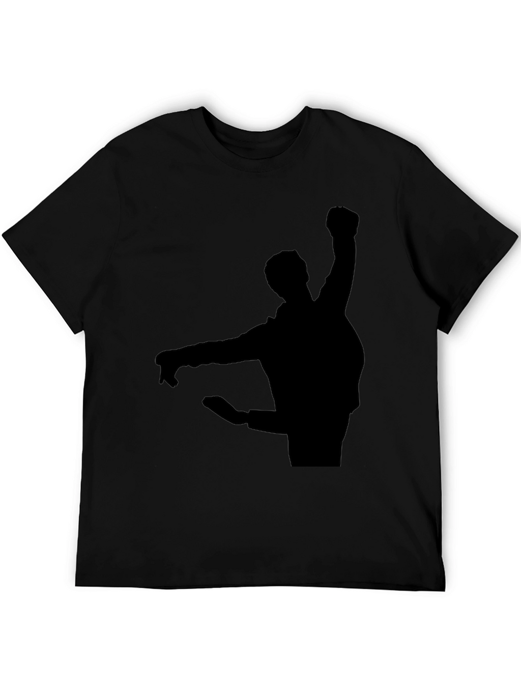 Silhouette Graphic T-Shirt - Black