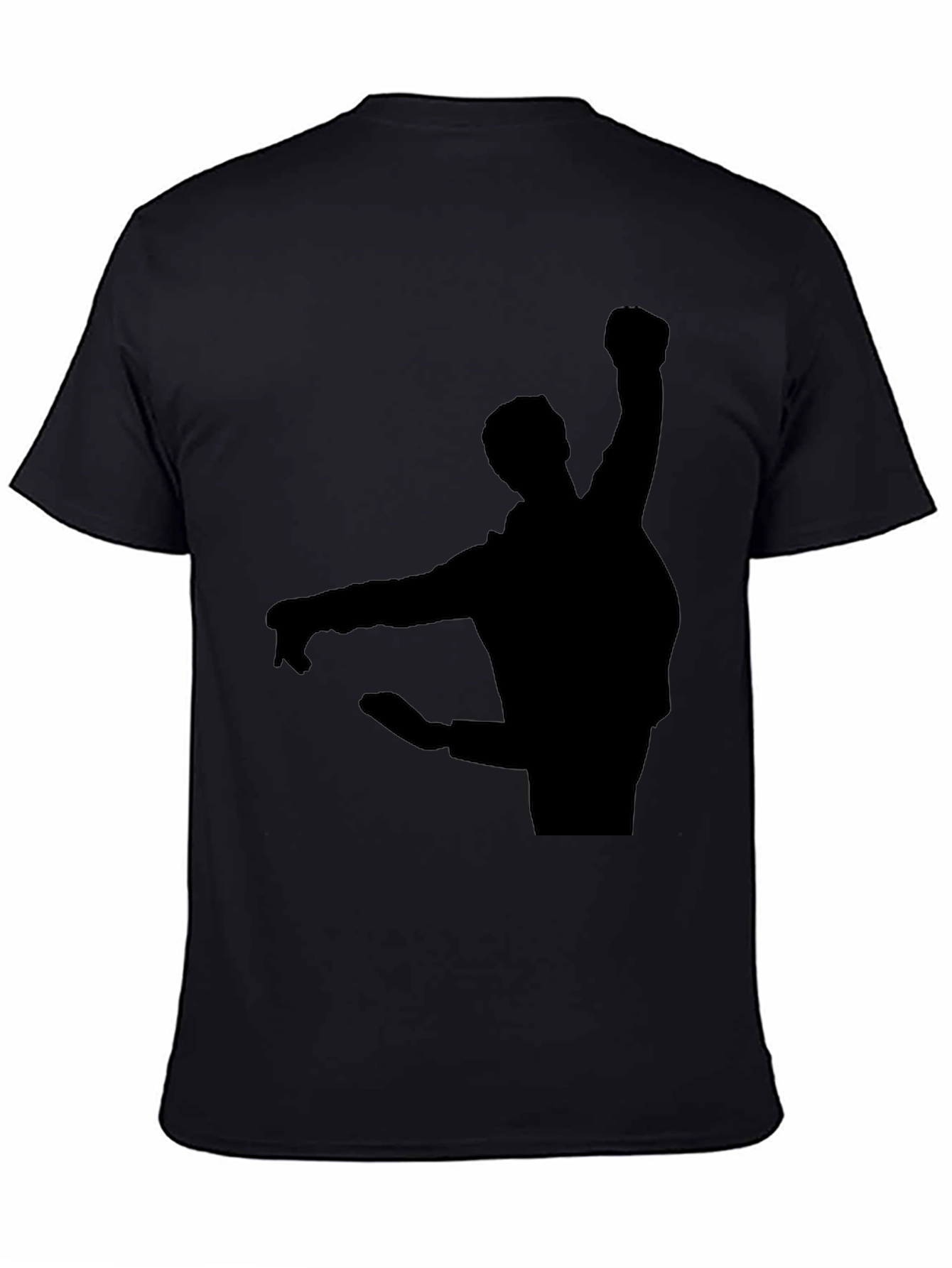 Silhouette Graphic T-Shirt - Black