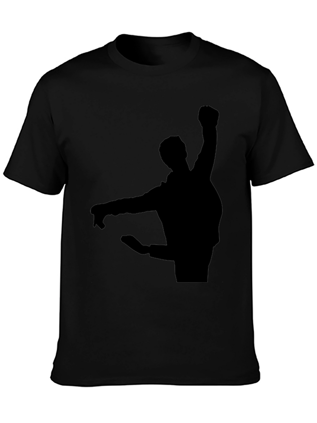 Silhouette Graphic T-Shirt - Black