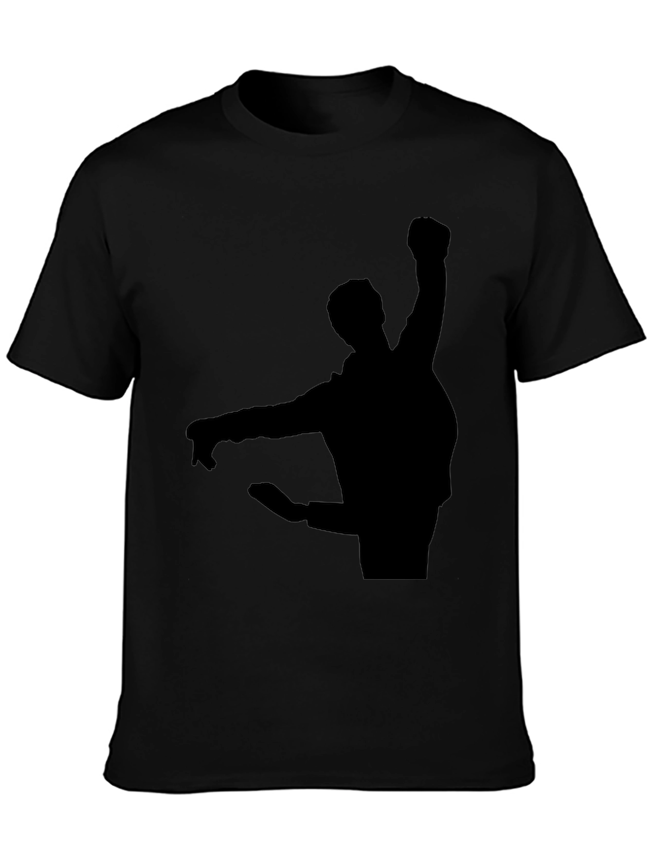 Silhouette Graphic T-Shirt - Black